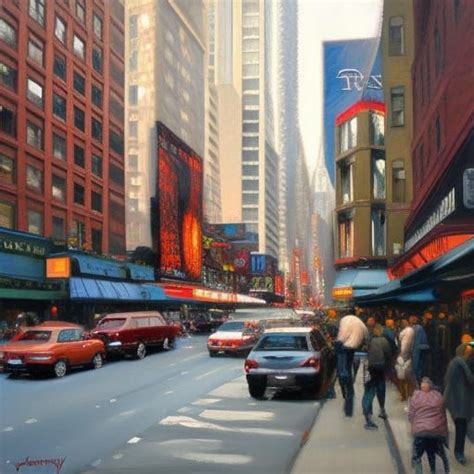 New York City Ai Generated Artwork Nightcafe Creator