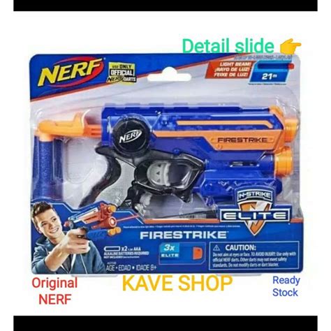 Jual Nerf Elite N Strike Hasbro Firestrike Original Nerf Light