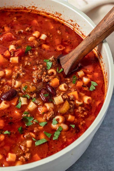 Pasta Fagioli Recipe Better Than Olive Gardens The Yummy Bowl