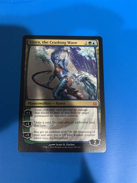 Kiora The Crashing Wave X1 Born Of The Gods NM Mythic Rare