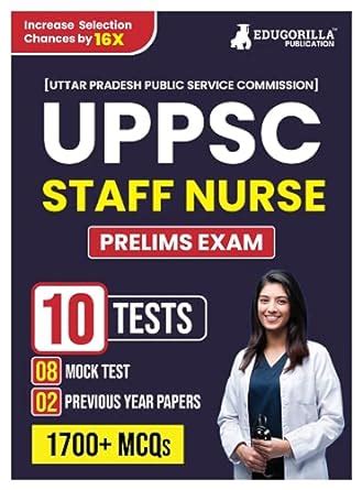 EduGorilla UPPSC Staff Nurse Recruitment Prelims Book 2024 English