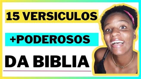 Os 15 versículos mais PODEROSOS e Incríveis da Bíblia Versículo da