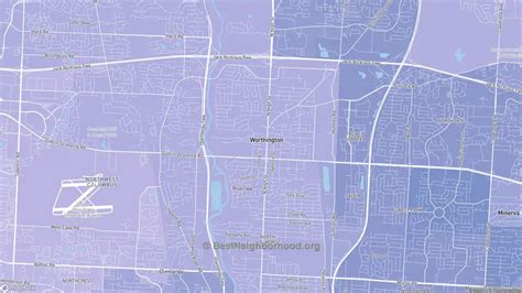 Worthington, OH Political Map – Democrat & Republican Areas in ...