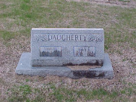 Elizabeth E Fuqua Daugherty M Morial Find A Grave