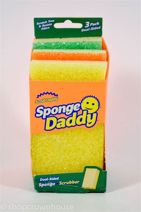 1 Pk Scrub Daddy Sponge Daddy Heavy Duty Scrubber Sponge For All