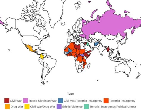 Mapa Mostra Pa Ses Que Est O Em Guerra Em Plant O Dos Lagos