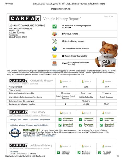 Low Cost Carfax Reports Your Gateway To Vehicle Insights On A Shoestring