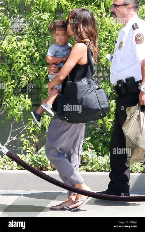 Academy Award Winning Actress Halle Berry Was All Smiles With Son Maceo