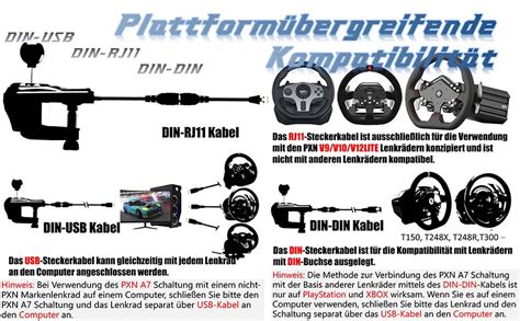 Pxn A7 Schaltung Gaming Lenkrad Schalthebel H Shifter 6 1 Gängen