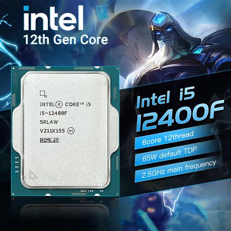 Intel Processor Core I5-12400f I5 12400f 2.5ghz 6 Core 12 Thread Cpu ...