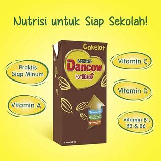 Jual NESTLE Dancow Fortigro Susu UHT Cokelat Usia Sekolah 180 Ml