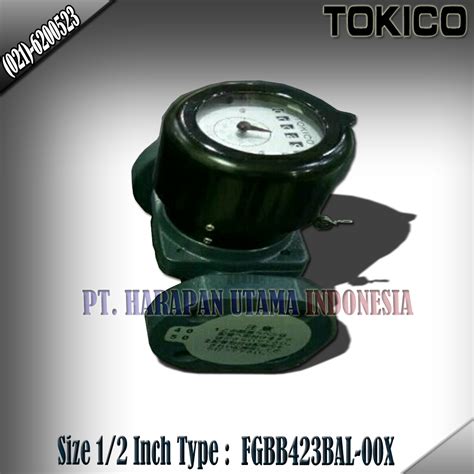 Jual Flow Meter Tokico Type FGBB423BAL 00X Non Reset Size 1 2