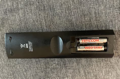 I opened up my TV remote’s battery compartment for the first time in a