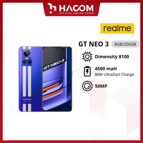 Jual Realme Gt Neo 3 80w 8256gb Garansi Resmi Shopee Indonesia