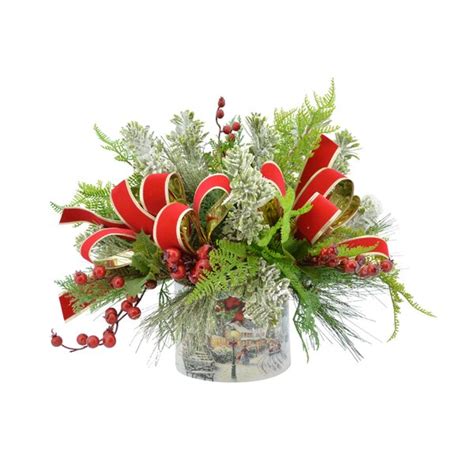 Jiamei Festive Holiday Mixed Floral Arrangement In Pot Reviews