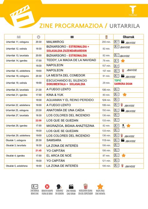 ZINE PROGRAMAZIOA URTARRILA Agenda Tolosa