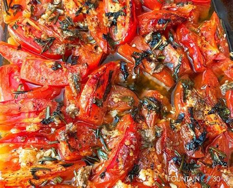 Easy To Make And Addictive Roasted Tomatoes With Anchovies Appetizer