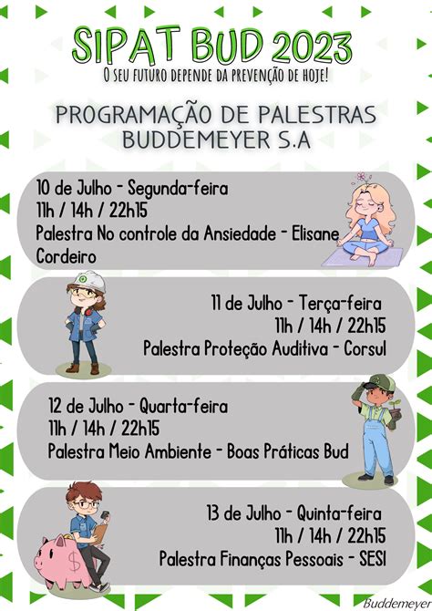 Sipat 2023 Programação Bud Sa Eusoubud