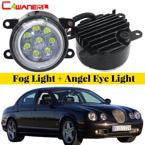 Cawanerl Car Styling Led Fog Light Angel Eye Daytime Running Light Drl