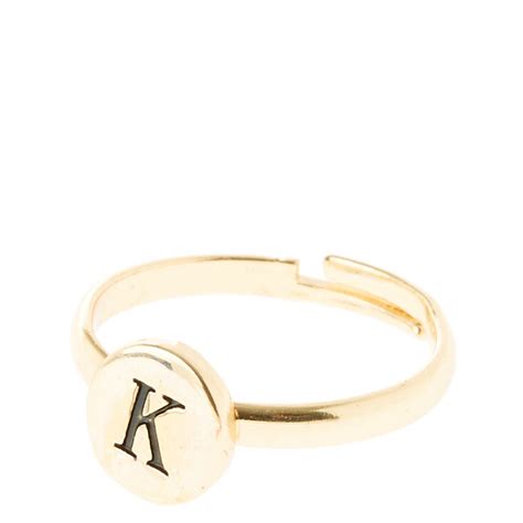 K Initial Letter Ring Claires Us