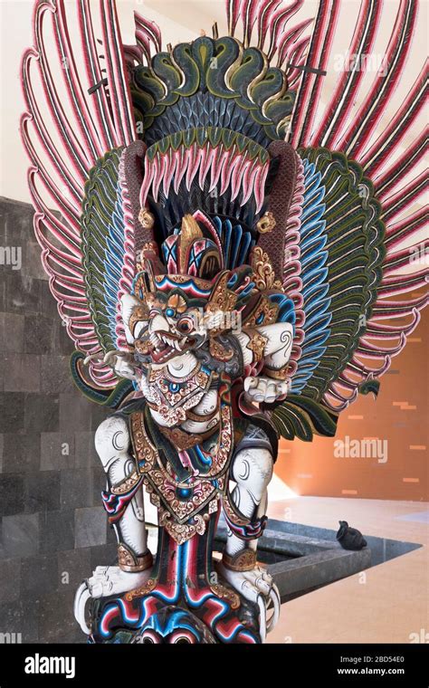 Dh Balinese Garuda Shrine Bali Indonesia Traditional Idol Statue In