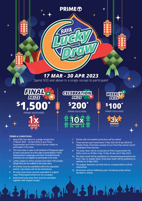 Raya 2023 Lucky Draw T C Prime Supermarket