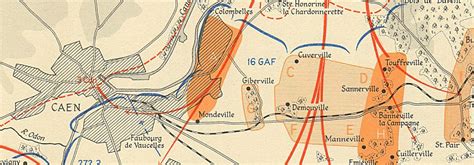 Operation Goodwood Battle Plan July 1944. Caen Normandy Overlord 1962 ...