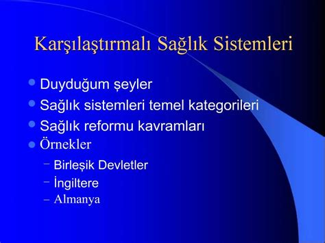 Ppt Karsilastirmali Saglik Sistemleri Powerpoint Presentation Free