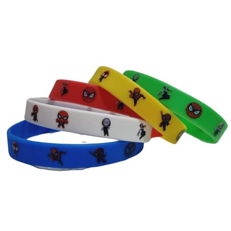 Pulseras Decorativas10 Unidades Spiderman Tu Fiesta A Un Click