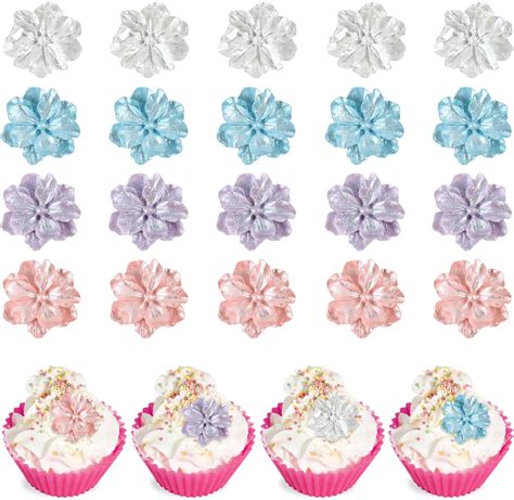 Amazon Keaziu Pack Flower Cupcake Toppers Bridal Engagement