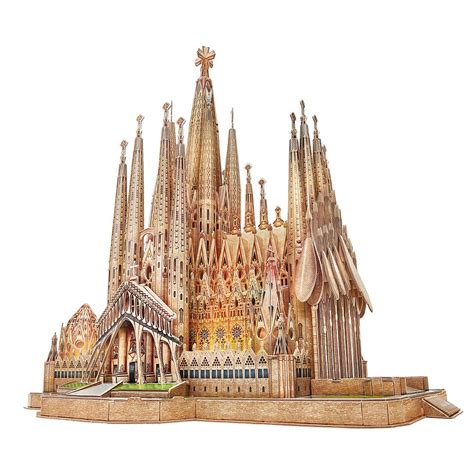 Cubic Fun Sagrada Familia Large D Puzzle With Led Lights Buy Online