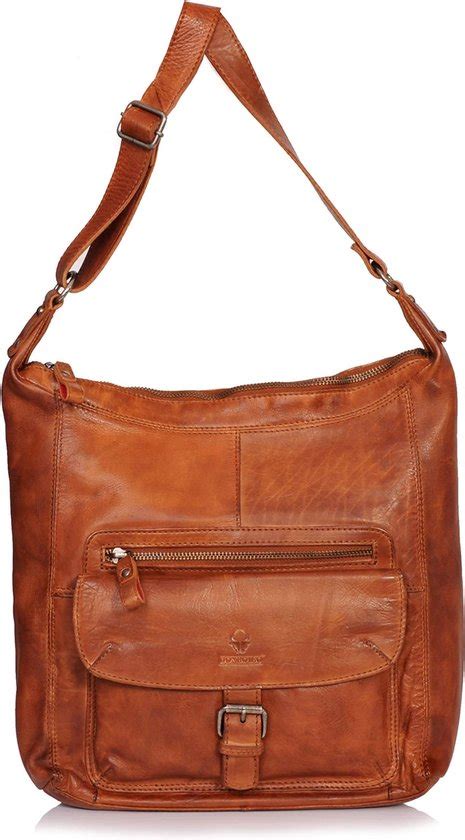 Donbolso Handtas Parijs Dames Nappa Lederen Vintage Schoudertas Met