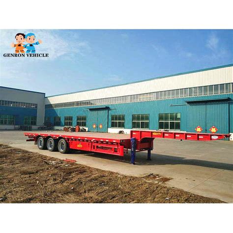 Detachable Lowboy T Mm Heavy Duty Low Bed Trailers