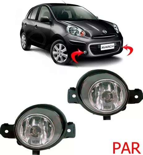 Par Farol Milha Nissan March 2012 A 2020 C Lampadas Parcelamento Sem