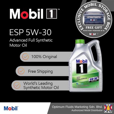 ONLY SHIP Penang Perak Perlis Kedah Mobil 1 ESP 5W 30 Advanced