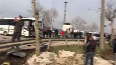 Son dakika haber Bursa Ankara kara yolunda zincirleme trafik kazası 1