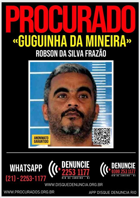 Disque Denúncia Pede Informações Sobre O Traficante “guguinha Da