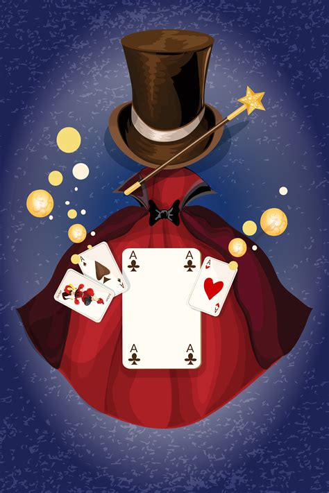magician colored background  vector art  vecteezy