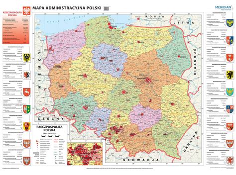 POLSKA Mapa Administracyjna 2021 TablicaSzkolna Pl