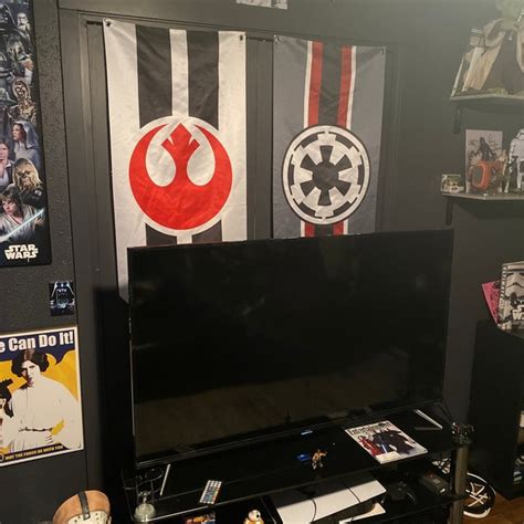 Galactic Empire Pennant Flag Banner High Quality Materials Size 50x120