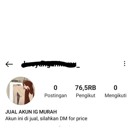 Jual Jual Akun IG 75k Followers Murah Shopee Indonesia