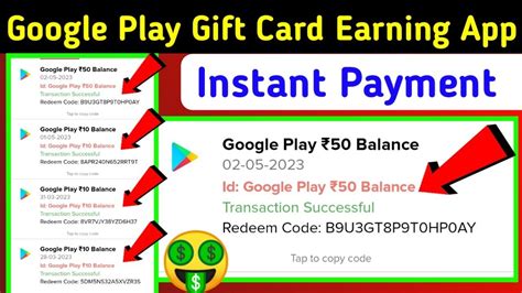 Free Redeem CodesGoogle Play Gift Card Earning Apps Today Mrewards