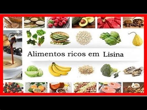 Alimentos Ricos Em Lisina Youtube