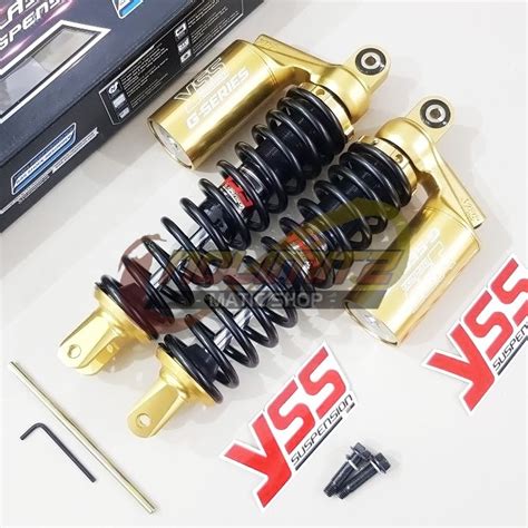 Jual Shock YSS G Series Smooth Gold Edition 305mm Shockbreaker Yamaha