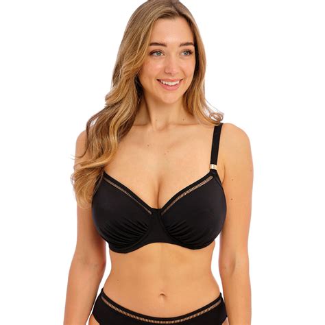 East Hampton Bikini bh Helkupa Black från Fantasie Kvinnligt Under