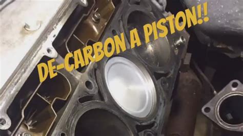 Cleaning Carbon Deposits Off Of Piston Tops Easy YouTube