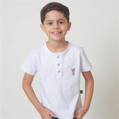 Kit Camisetas Branca Henley Tal Pai Tal Filho Elo7