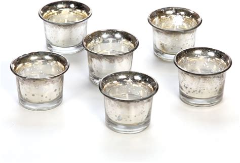 Tebery 35 Pack Clear Glass Oyster Tea Light Holders Candle Holders 2 5 Inches