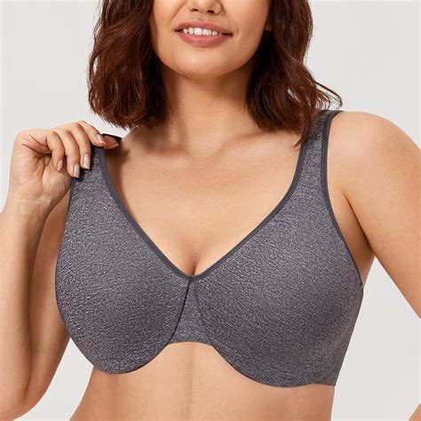 Delimira Womens Minimizer Seamless Full Coverage Underwire Non Padded Bra Ebay