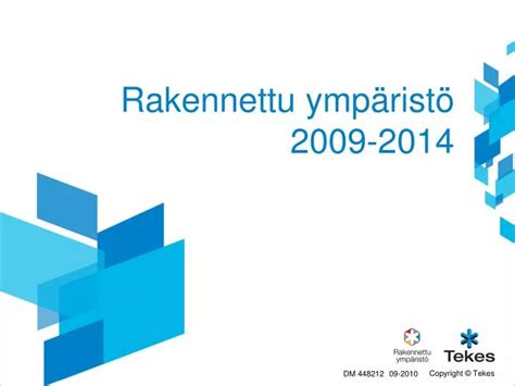 PPT Rakennettu ympäristö 2009 2014 PowerPoint Presentation free